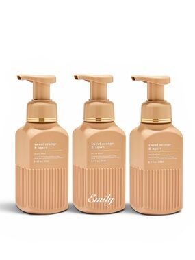 NEW! Bath & Body Works 3PC
SWEET ORANGE & AGAVE LUXE Foam Hand Soap Set Bundle